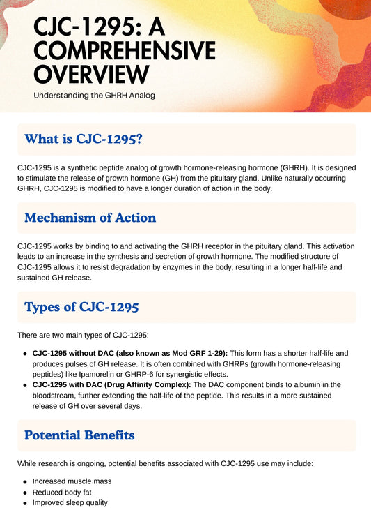 Cjc-1295 no DAc + Ipamorelin 5mg/5mg